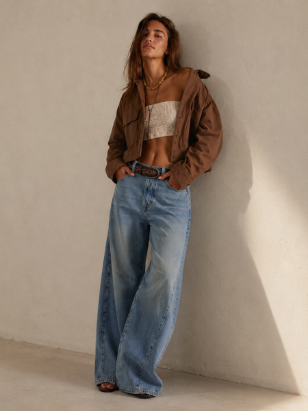 Street High Rise Wide Jeans
