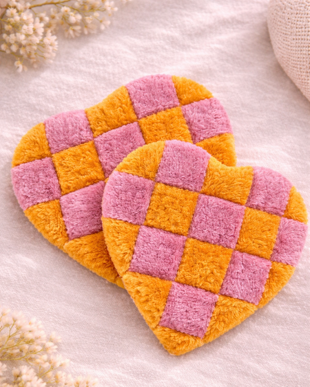 Miss Mosa Heart Coaster Set