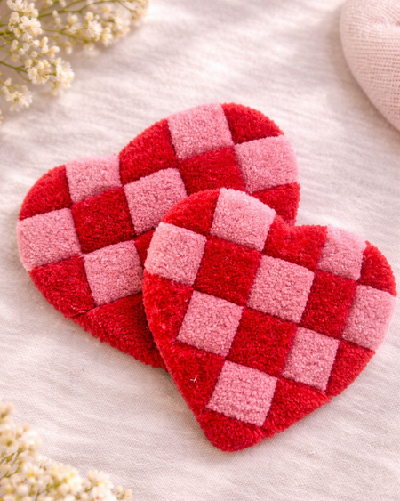 Miss Mosa Heart Coaster Set