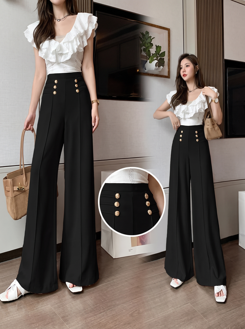 Meraki Wide Leg High Waist Pants