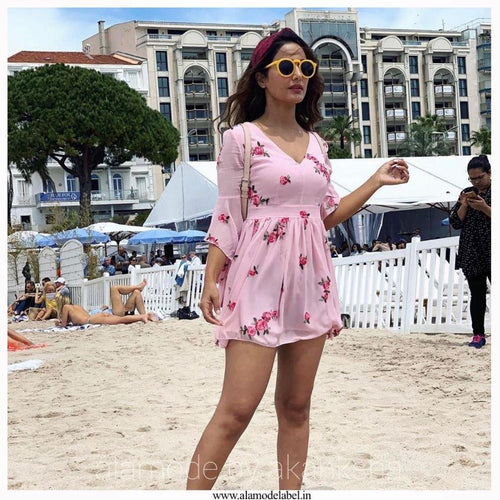Blush Pink Angeline Dress - Alamode By Akanksha