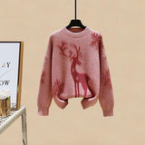 Siruki Woolen Coord Set In Red