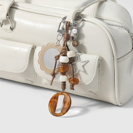 Boho Stone Bag Charm
