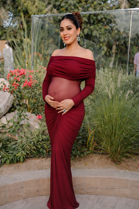 Saya Luxe Bodycon Maxi Dress