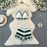 Belia 2 Piece Coord Set-Resortwear In Green