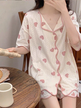 Evrin Padded Nightsuit In Off White
