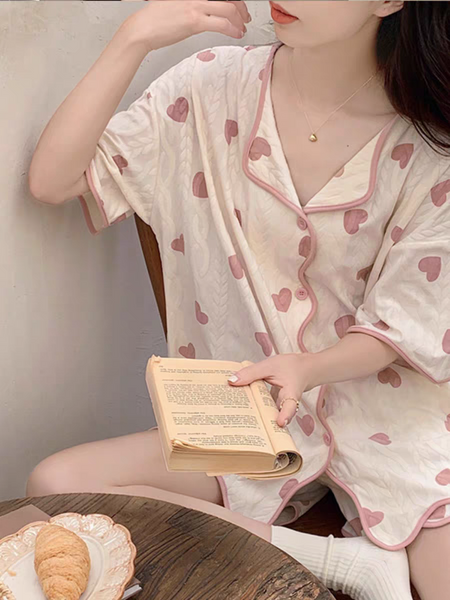 Evrin Padded Nightsuit In Off White