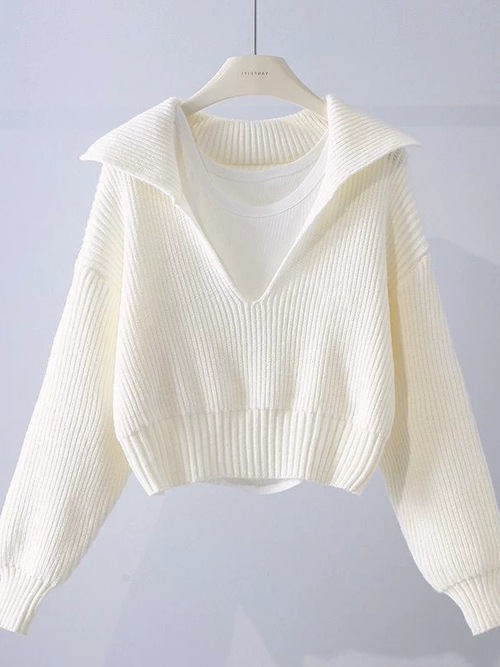 Kristina Luxe Crop Pullover