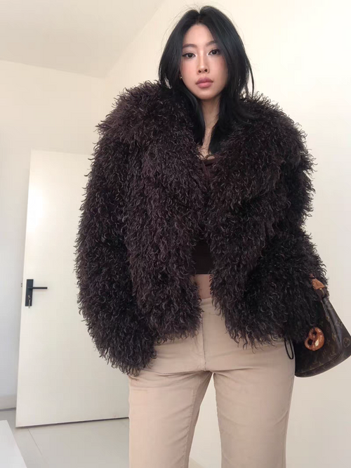 Aldina Luxe Fur Cape