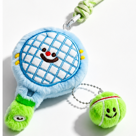 Tennis Racket Bag Charm