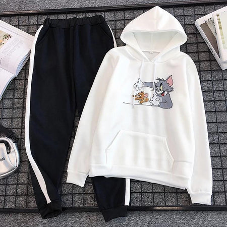 White - Tom and Jerry Nightsets