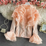 Henry Ruffled Formal Blouse - Alamode By Akanksha
