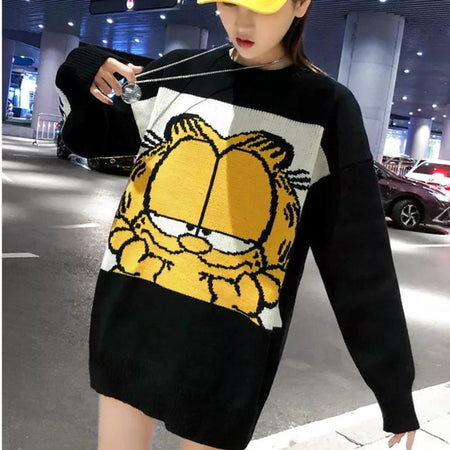 Black - Garfield Luxury Sweaters
