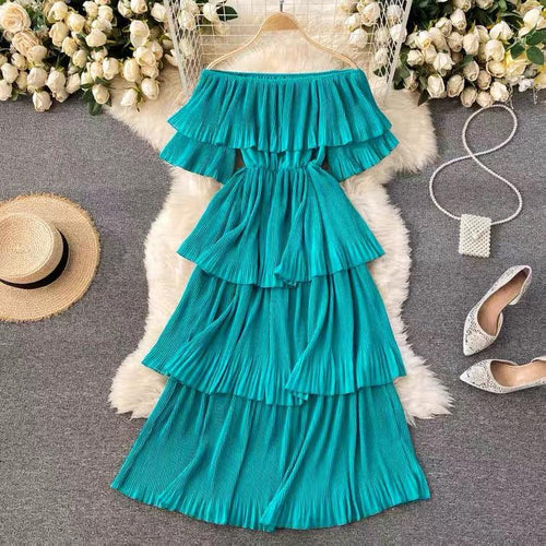 Adele Statement Tiered Dress