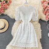 Latea Crochet Dress - Alamode By Akanksha