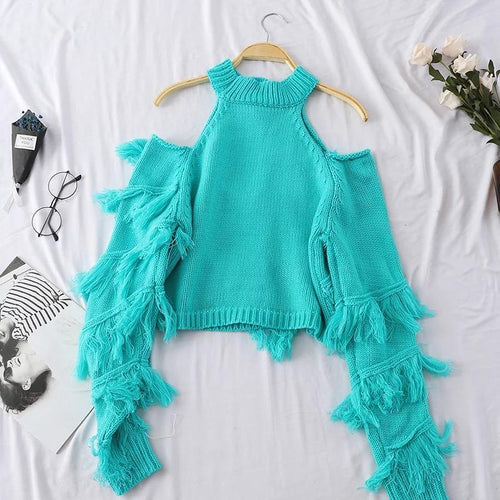 Bearer Tasseled Sweaters - Alamode By Akanksha