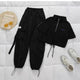 Betty Coord Sets - styled flat-lay shot, black - Miss Mosa By Akanksha