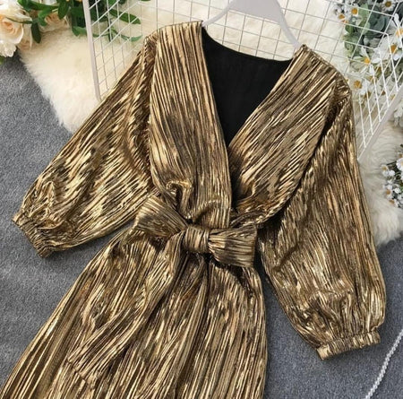 Bikir Mettalic Dress - Alamode By Akanksha