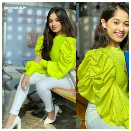 Puffed Sleeve Bradshaw Blouses - Alamode By Akanksha