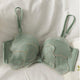 Butterfly Bralettes - front shot flat-lay, green - Miss Mosa By Akanksha