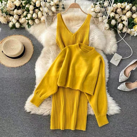 Calisto Coord Set - styled flat-lay shot, yellow - Miss Mosa By Akanksha