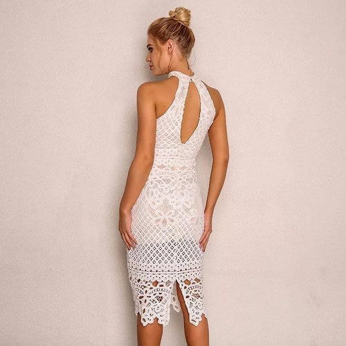 Cathy Lace Dress In White