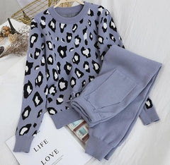 Coachella Leopard Pattern Coord - styled flat-lay shot, grey - Miss Mosa By Akanksha