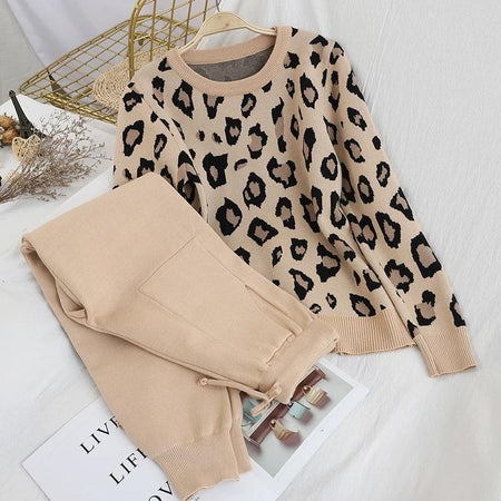 Coachella Leopard Pattern Coord - styled flat-lay shot, beige - Miss Mosa By Akanksha