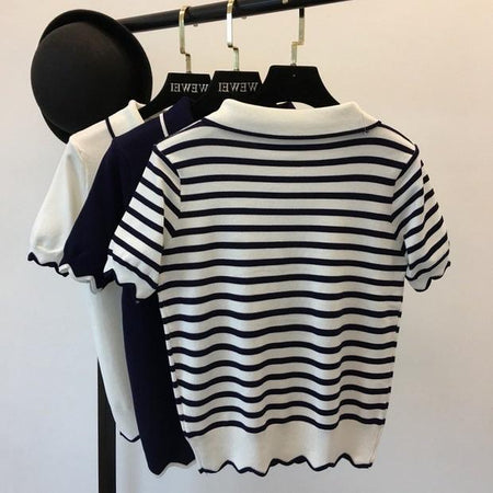 Colon Polo Shirts - back shot on hanger, multicolour - Miss Mosa By Akanksha