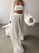 Cruise Coords Set - full-length shot on model, white - Miss Mosa By Akanksha