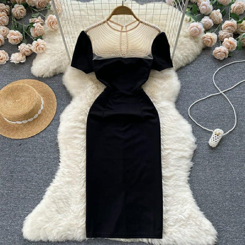 Delsa Statement Dress In Black