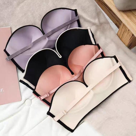 Derek Push Up Bralettes - styled flat-lay shot, multicolour - Miss Mosa By Akanksha