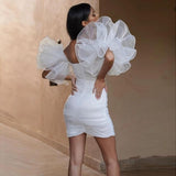 Diana Ruffled Dress - Alamode By Akanksha
