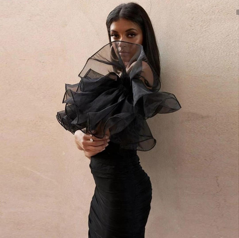 Diana Ruffled Dress - Alamode By Akanksha