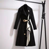 Dibella Luxury Trenchcoats - Black / XS