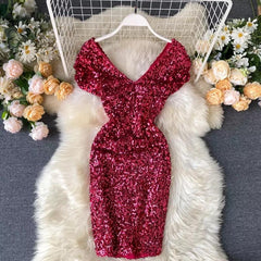 El Sequined Dress - styled flat-lay shot, wine - Miss Mosa By Akanksha