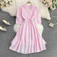 Eloise Summer Dress - styled flat-lay shot, pink - Miss Mosa By Akanksha