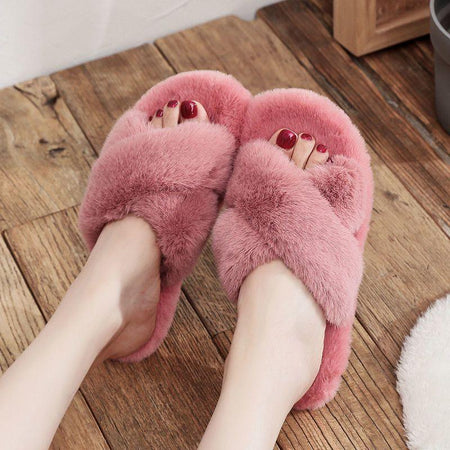 Snuggles Furry Slipons - Alamode By Akanksha