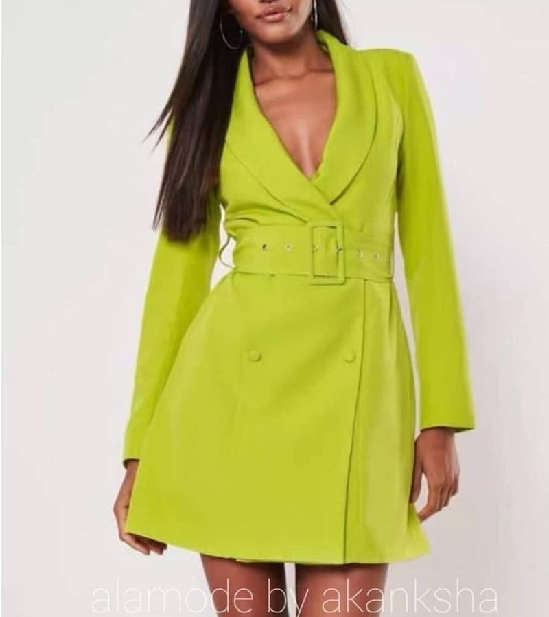 Fanatic Blazer Dress - Alamode By Akanksha