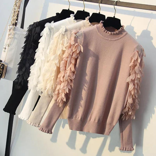 Feather Sleeve Sweaters - Alamode By Akanksha