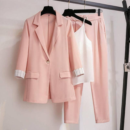 Florence Suit Sets - styled flat-lay shot, pink - Miss Mosa By Akanksha