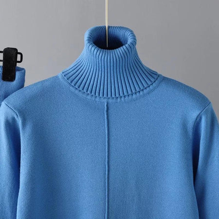 Freddy Luxury Tracksets - close-up of neckline, blue - Miss Mosa By Akanksha
