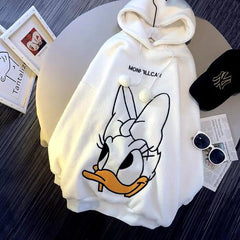 Fuzzy Cute Hoodies - styled flat-lay shot, white - Miss Mosa By Akanksha