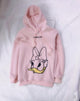 Fuzzy Cute Hoodies - flat-lay product shot, pink - Miss Mosa By Akanksha
