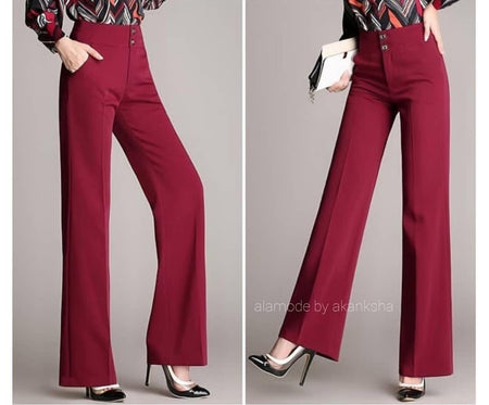 Red - Gabriella Formal Work Pants