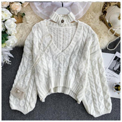 Gatsy Luxury Sweaters - styled flat-lay shot, white - Miss Mosa By Akanksha