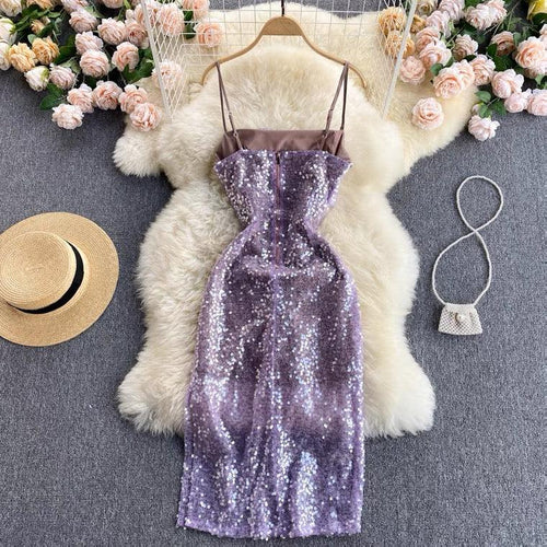 Genia Party Dress In Lilac