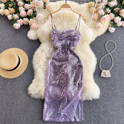Genia Party Dress In Lilac