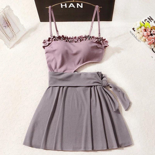 Havana Statement Swimsuit In Lilac