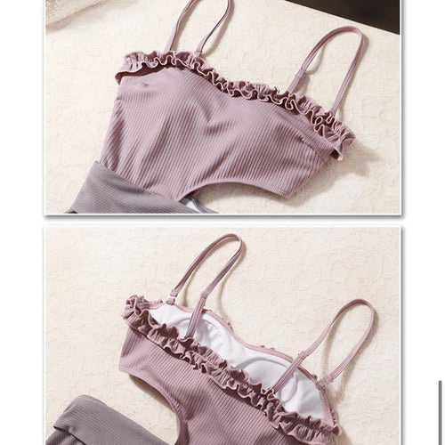 Havana Statement Swimsuit In Lilac
